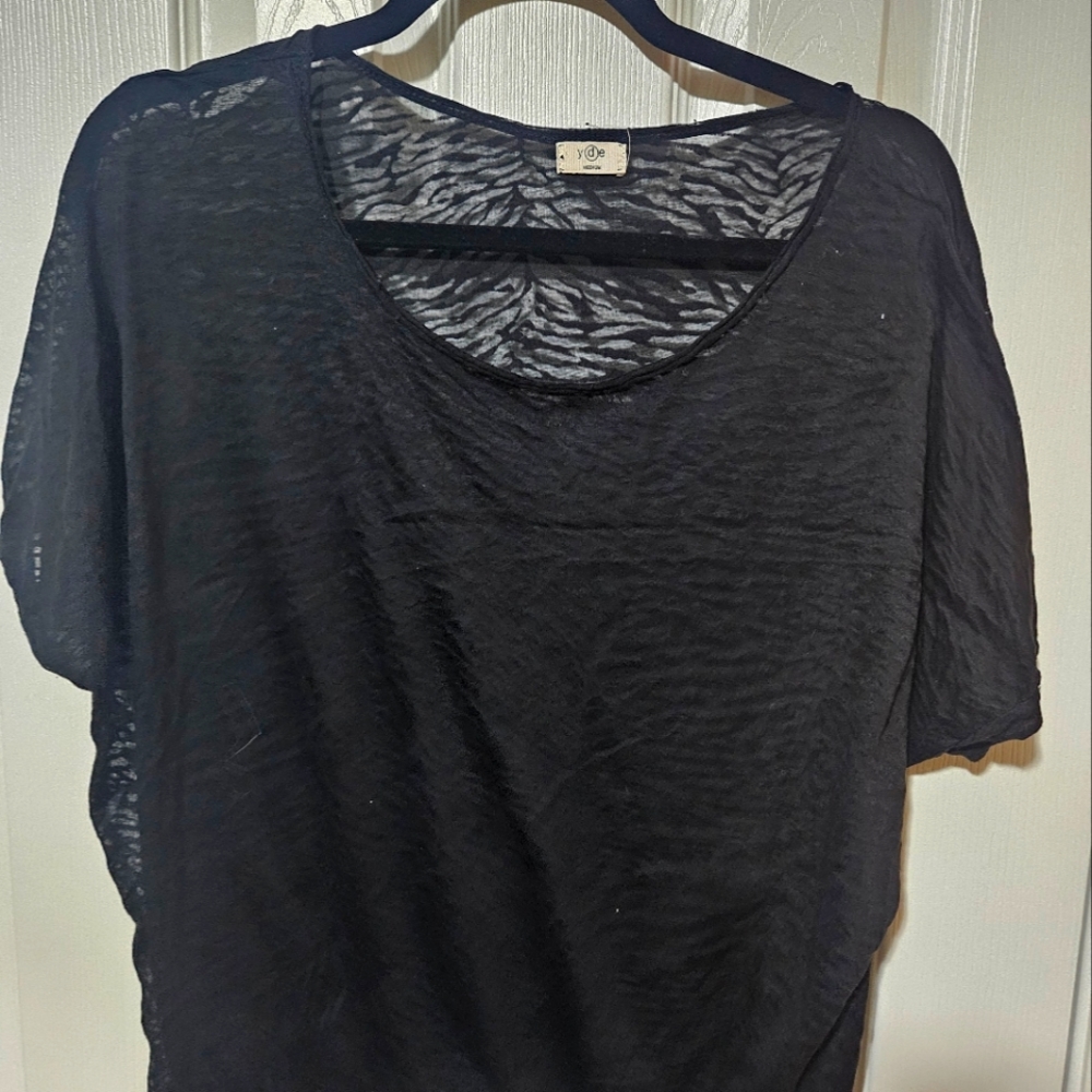 YDE Sheer Black Top